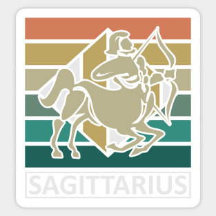 Sagittarius Vintage Zodiac Sticker